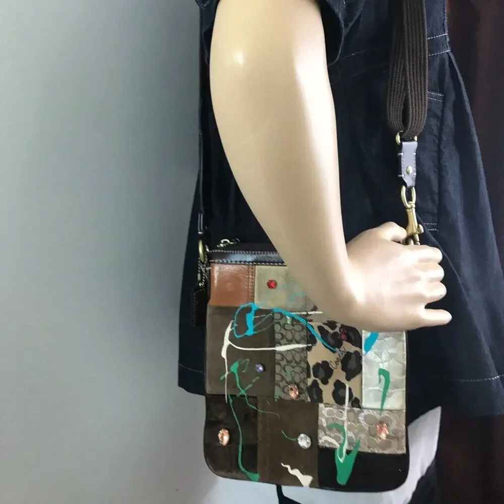 COACH Customized Multicolor Fabric Crossbody Bag - Picture 6 of 8